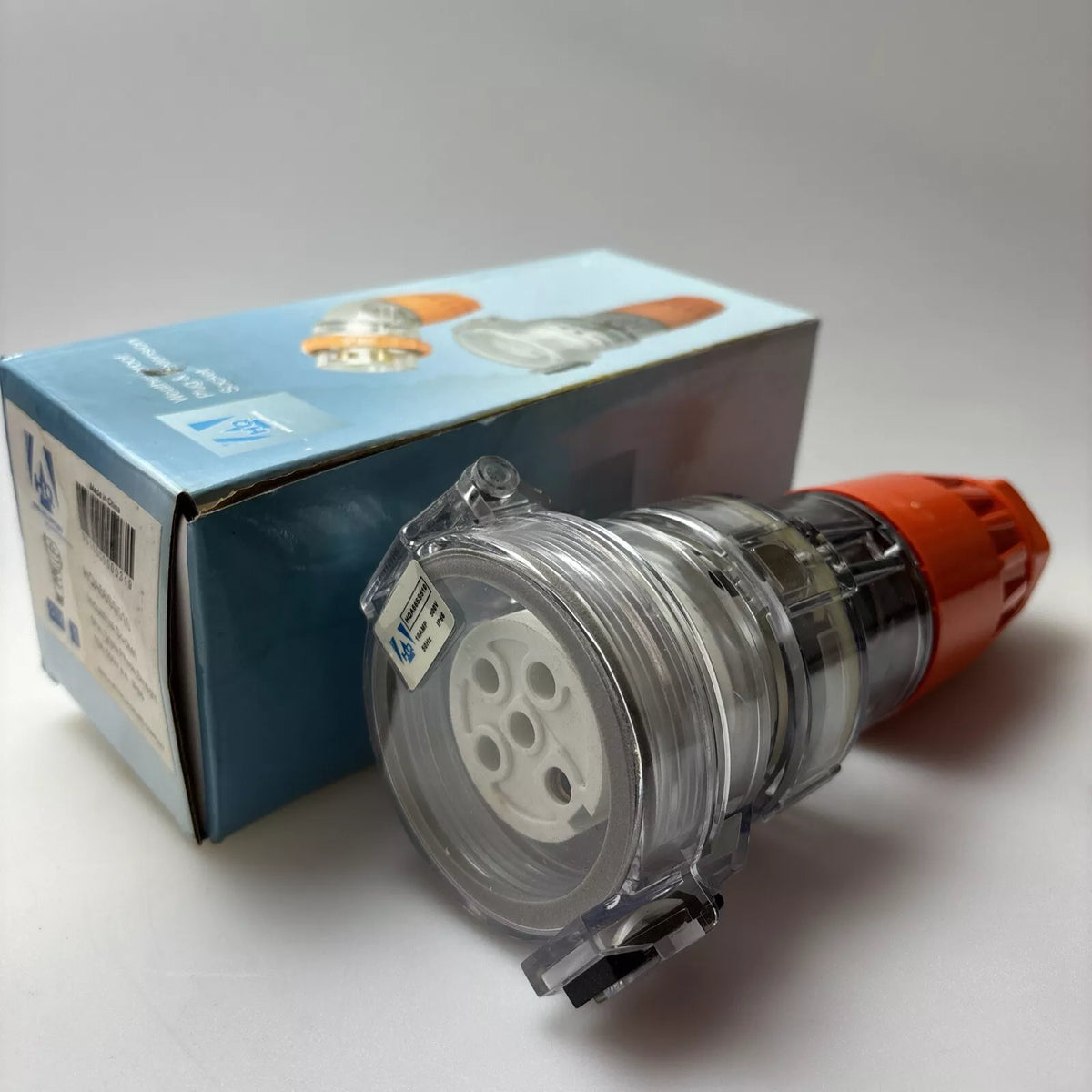 HQ/ Clipsal 5PIN 10AMP Female Straight Industrial Plug IP66 500v A.C T ...